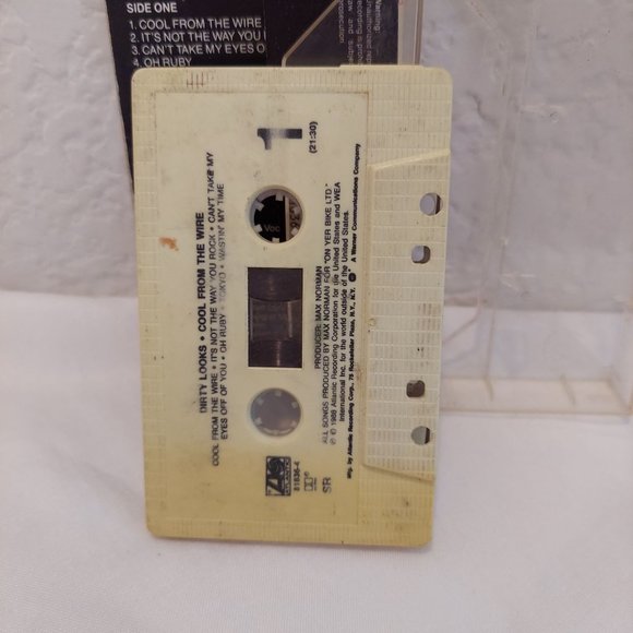Dirty Looks - Cool From The Wire (1988 Atlantic Recording) Cassette Tape Vintage - Picture 3 of 5